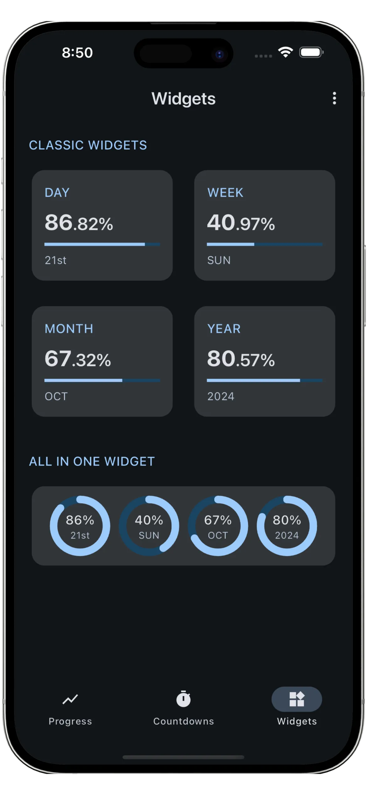 CountdownChrono App Preview